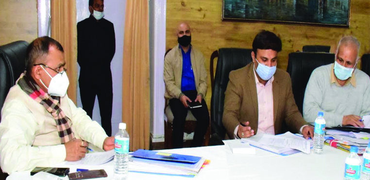 CEO, SASB reviews preparedness for Shri Amarnathji Yatra-2021